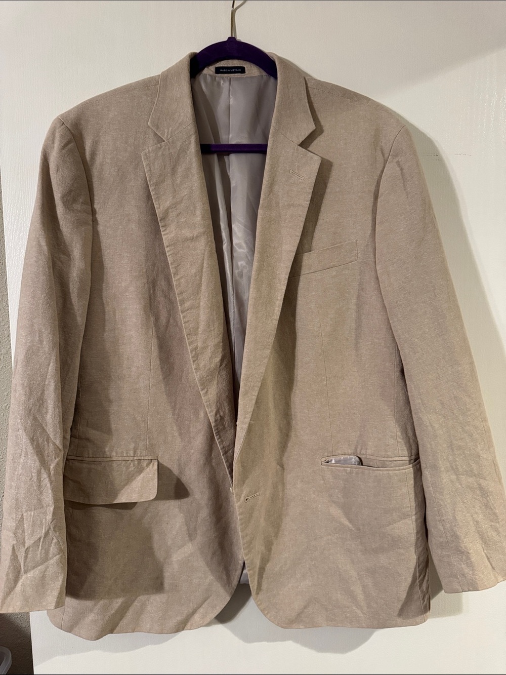 Stafford Light Beige Casual Sport Coat